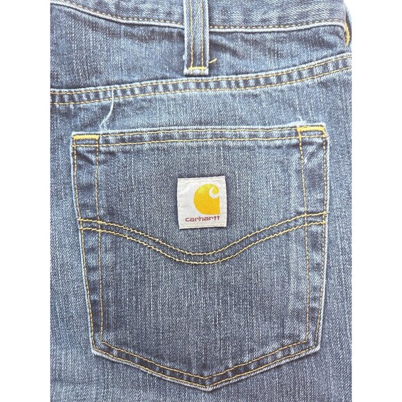Carhartt Mens Relaxed Fit Denim Jeans 34x32 - Picture 4 of 7